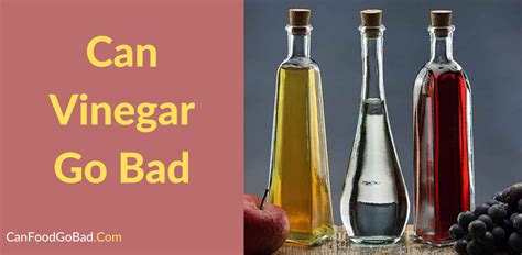 can vinegar go bad